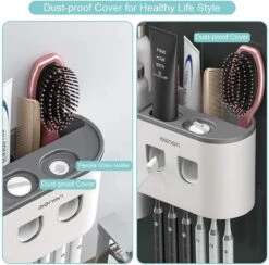 Tandenborstelhouder Badkamer - LB545 – Elektrische Tandenborstel Houder - Opbergbox - Tandenborstel - Automatische Tandpasta Knijper Dispenser - Badkamer Accessoires 8 Tandenborstelhouder Badkamer - LB545 – Elektrische Tandenborstel Houder - Opbergbox - Tandenborstel - Automatische Tandpasta Knijper Dispenser - Badkamer Accessoires -Badkamerartikelen Winkel 1200x1187 3