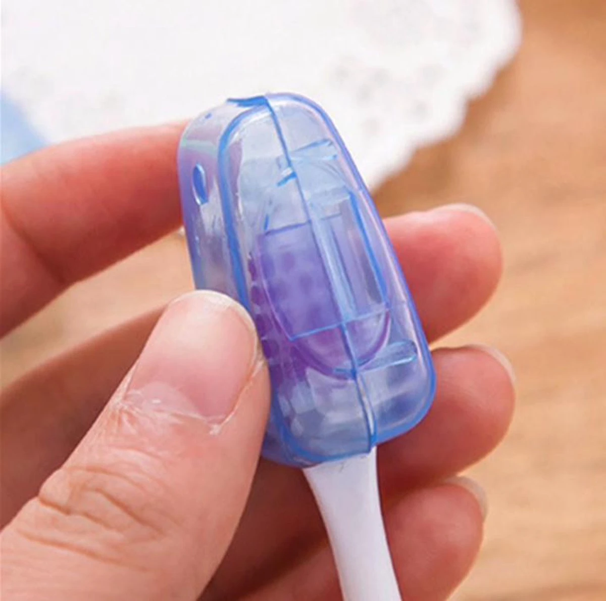 Tandenborstel Kapje - Tandenborstel Beschermer - 5 Stuks - Borstel Bescherming - Opberg Doosje - Koker - Protector - Plastic Kapje 4 Tandenborstel Kapje - Tandenborstel Beschermer - 5 Stuks - Borstel Bescherming - Opberg Doosje - Koker - Protector - Plastic Kapje - Afbeelding 4