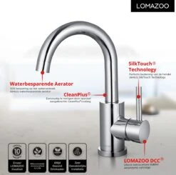 LOMAZOO Wastafelkraan Cupid - Chroom -Badkamerartikelen Winkel 1200x1190 6