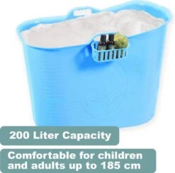 Zitbad Voor Volwassenen - Bath Bucket - Blauw - 200L 12 Zitbad Voor Volwassenen - Bath Bucket - Blauw - 200L -Badkamerartikelen Winkel 1200x1191 2
