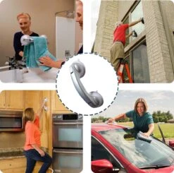 Kunststof Handgreep Voor Badkamer - 30.5cm - Douche Wandbeugel - Geen Boorgaten -Badkamerartikelen Winkel 1200x1191 9