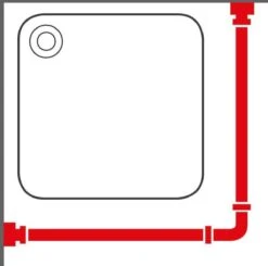Sealskin Umbrella Douchegordijnstangset - Chroom -Badkamerartikelen Winkel 1200x1192 3