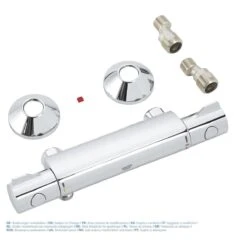 GROHE Grohtherm 800 Thermostatische Waterbesparende Douchekraan - EcoJoy® - 15 Cm - Met Koppelingen - Chroom -Badkamerartikelen Winkel 1200x1192 5