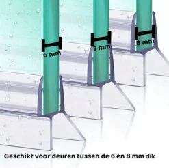 Minismus Douchedeurafdichting Met Waterkering (2 Strips Van 1 Meter, Makkelijk Inkortbaar) - Waterstopper Geschikt Voor Glas Van 6 Tot 8 Mm - Douchedorpel - Lekstrip Voor Horizontale Bevestiging 19 Minismus Douchedeurafdichting Met Waterkering (2 Strips Van 1 Meter, Makkelijk Inkortbaar) - Waterstopper Geschikt Voor Glas Van 6 Tot 8 Mm - Douchedorpel - Lekstrip Voor Horizontale Bevestiging -Badkamerartikelen Winkel 1200x1193 6