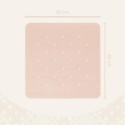 Douchemat Antislip Zalmkleur - 53 X 53 Cm - Antislipmat Douche - Badmat -Badkamerartikelen Winkel 1200x1197 10