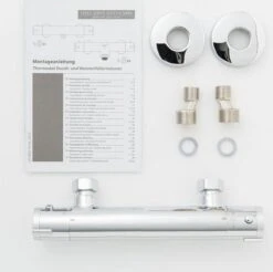SCHÜTTE London Thermostatische Douchekraan - Hartafstand 150 Mm - Chroom -Badkamerartikelen Winkel 1200x1197 8