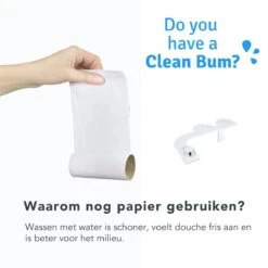 Clean Bum® Elegance Plus Bidet WC- Dubbele Sproeikop - Easy Fit Systeem -Badkamerartikelen Winkel 1200x1198 29