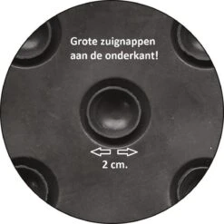 Papillon Antislip Badmat - 136 Zuignappen - Rubber - 70x40 – Antraciet -Badkamerartikelen Winkel 1200x1198 32