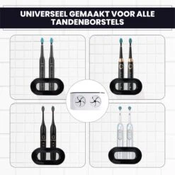 Lenga Tandenborstelhouder - Elektrische Tandenborstel Houder - Dubbele Tandenborstel Houder - Tandenborstel Houder Zwart -Badkamerartikelen Winkel 1200x1199 4