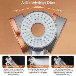 Douchekop - Regendouche Kop - Handdouche Met Hoge Druk - Blazelife Ionische Douchekop - Doucheslang - Dubbele Draaibaar - RVS - Met Slang En Houder 12 Douchekop - Regendouche Kop - Handdouche Met Hoge Druk - Blazelife Ionische Douchekop - Doucheslang - Dubbele Draaibaar - RVS - Met Slang En Houder -Badkamerartikelen Winkel 1200x1200 1016