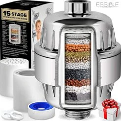 ESSIBLE Douchefilter - 15 Stage - Douchefilter - Waterfilter Voor Douchekop - Shower Filter - Waterfilter - Kraanfilter