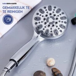 MM Brands Douchekop - Waterbesparend - Regendouche - 6 Standen - Chroom -Badkamerartikelen Winkel 1200x1200 1039