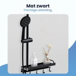 Eagle Bath & Shower - Douchekop Met Slang – Mat Zwart - 3 Functies – Handdouche – Hoofddouche -Badkamerartikelen Winkel 1200x1200 1042