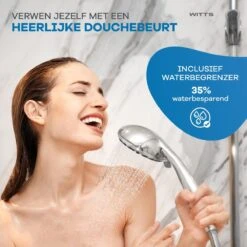 WITTS Douchekop - Waterbesparend - Hoge Kwaliteit - Handdouche ø 12cm - 6 Standen 13 WITTS Douchekop - Waterbesparend - Hoge Kwaliteit - Handdouche ø 12cm - 6 Standen -Badkamerartikelen Winkel 1200x1200 1062