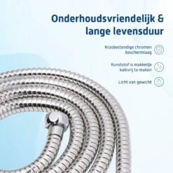 Saqu Express Doucheslang 175 Cm - Chroom -Badkamerartikelen Winkel 1200x1200 1072