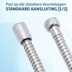 Saqu Express Doucheslang 150 Cm - Chroom 9 Saqu Express Doucheslang 150 Cm - Chroom -Badkamerartikelen Winkel 1200x1200 1078