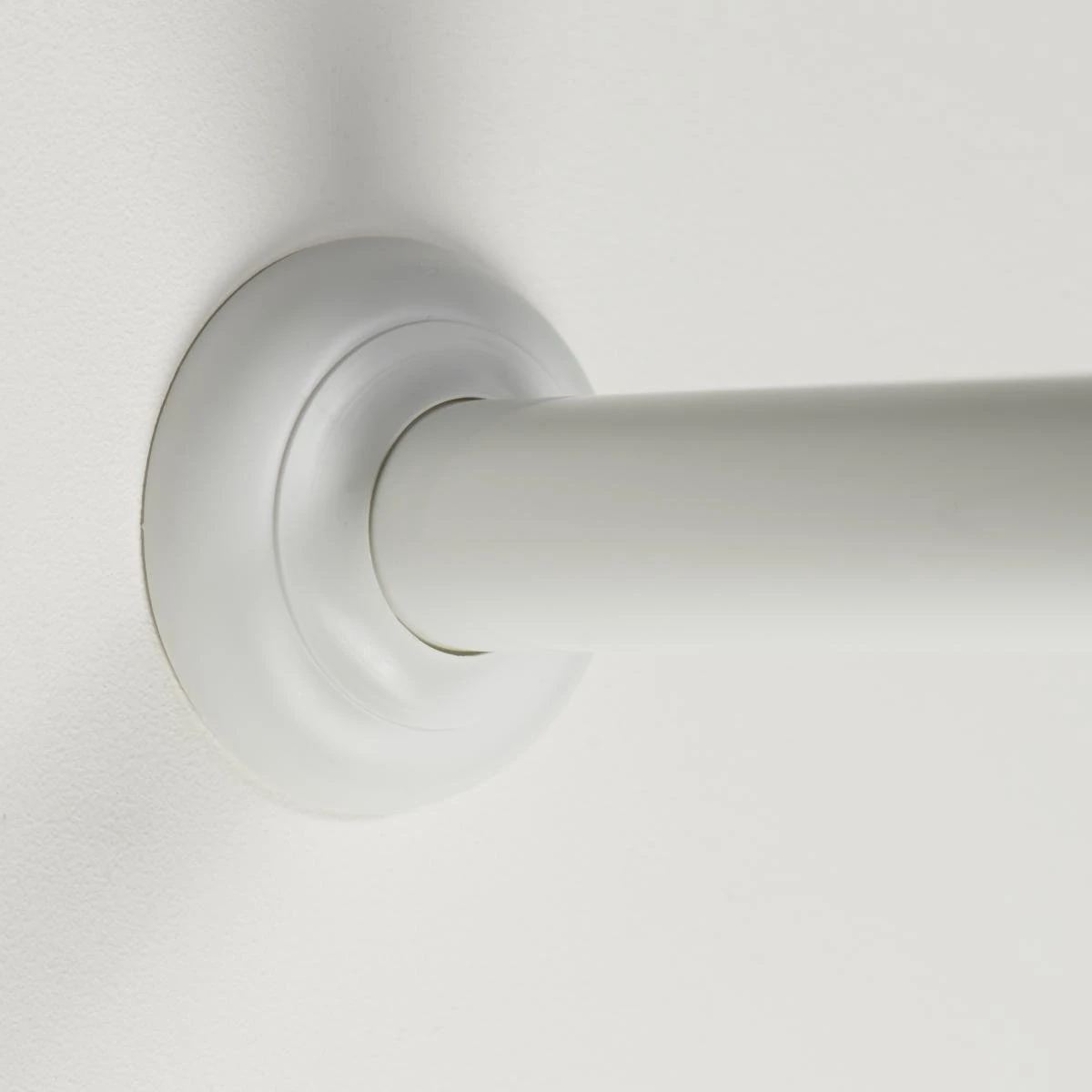 Sealskin Rondalux Douchegordijnstangset Wit 2 Sealskin Rondalux Douchegordijnstangset Wit - Afbeelding 2