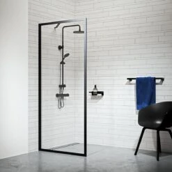 Tiger Tyne Doucheset - Regendouche Ø 22,5 Cm - Handdouche Ø 12 Cm - 3 Standen - Mat Zwart -Badkamerartikelen Winkel 1200x1200 1135