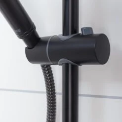 Tiger Tyne Doucheset - Regendouche Ø 22,5 Cm - Handdouche Ø 12 Cm - 3 Standen - Mat Zwart -Badkamerartikelen Winkel 1200x1200 1137