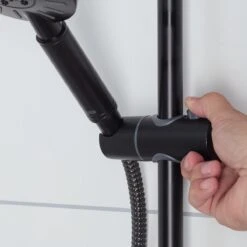 Tiger Tyne Doucheset - Regendouche Ø 22,5 Cm - Handdouche Ø 12 Cm - 3 Standen - Mat Zwart -Badkamerartikelen Winkel 1200x1200 1144