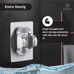Douchekophouder Chroom Zelfklevend – Verstelbaar – Handdouchehouder – Douchekop Houder Zonder Boren -Badkamerartikelen Winkel 1200x1200 1174