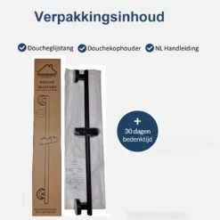 Moodcare® Glijstang - Douche Glijstang - 70 Cm - Mat Zwart - Zonder Boren -Badkamerartikelen Winkel 1200x1200 1191