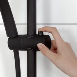 Tiger Twiss Doucheset - Regendouche Ø 30 Cm - Handdouche Ø 12 Cm - Met Thermostaatkraan - 3 Standen - Mat Zwart -Badkamerartikelen Winkel 1200x1200 1227