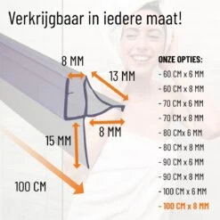 Simple Fix Douchestrip - Douchedeurafdichting - Dorpel - Waterkering - Lekstrip - 100cm Lang - 8mm Glasdikte 10 Simple Fix Douchestrip - Douchedeurafdichting - Dorpel - Waterkering - Lekstrip - 100cm Lang - 8mm Glasdikte -Badkamerartikelen Winkel 1200x1200 1265