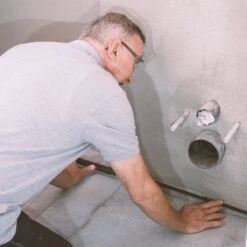 Douche Achterwand - Schulte Deco Design Softtouch - Steen Antraciet - 100x255cm - Wanddecoratie - Muurdecoratie - Badkamer Wandpaneel - Muurbekleding -Badkamerartikelen Winkel 1200x1200 1295