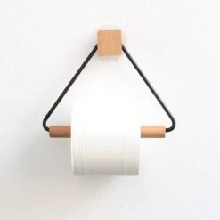 Toiletrolhouder Zonder Boren- Wc Rolhouder - Zuignap - Zelfklevend - Hout -Badkamerartikelen Winkel 1200x1200 139