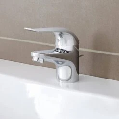 GROHE Euroeco Wastafelkraan - Met Trekwaste - Chroom - 23262000 -Badkamerartikelen Winkel 1200x1200 1426