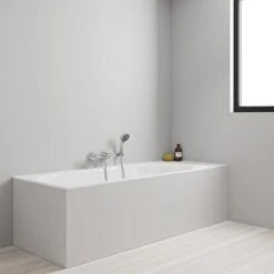 GROHE QuickFix Precision Feel Themostatische Badkraan - EcoJoy® - CoolTouch - 15 Cm - Met Koppelingen - Chroom - 34788000 -Badkamerartikelen Winkel 1200x1200 1464