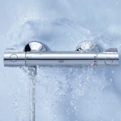 GROHE Grohtherm 800 Thermostatische Waterbesparende Douchekraan - EcoJoy® - 15 Cm - Met Koppelingen - Chroom -Badkamerartikelen Winkel 1200x1200 1470