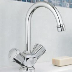GROHE Costa-L Wastafelkraan - Met Ketting - Chroom -Badkamerartikelen Winkel 1200x1200 1499