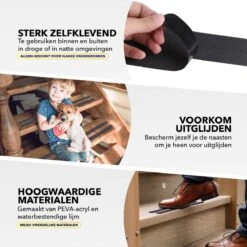 RX Goods 25 Stuks Zelfklevende Anti Slip Strips Stickers – 2 Cm X 20 Cm - Met Schraper – Zwarte Antislip Tape -Badkamerartikelen Winkel 1200x1200 1570