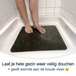 Douchemat Antislip Grijs - 53 X 53 Cm - Antislipmat Douche - Badmat -Badkamerartikelen Winkel 1200x1200 1573