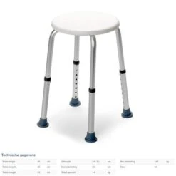 Drive Douchekruk Dino Anti Slip Poten - Max 130 Kg -Badkamerartikelen Winkel 1200x1200 1595