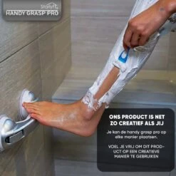 Kunststof Handgreep Voor Badkamer - 30.5cm - Douche Wandbeugel - Geen Boorgaten -Badkamerartikelen Winkel 1200x1200 1596