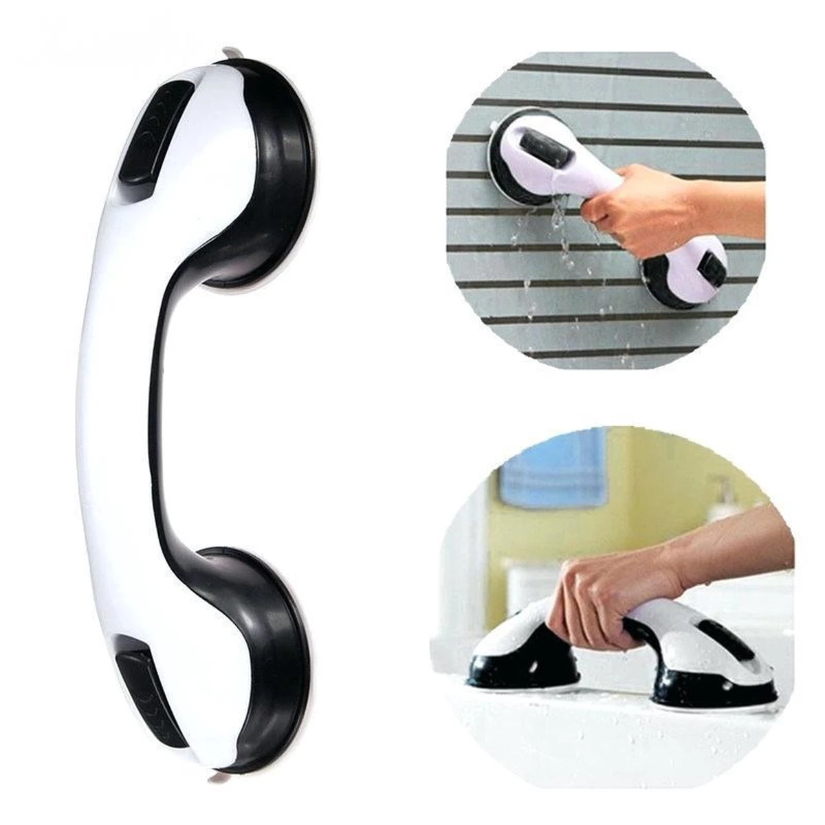 Merkloos 2x Anti Slip Zuig Handvat - Zuignap Handgreep Badkamer/Toilet - Badkamer Veiligheidsgreep - Handgreep Met Zuignappen - Badgreep - Krachtig En Verplaatsbaar - Trekvermogen Tot 50KG - 30cm 2 Merkloos 2x Anti Slip Zuig Handvat - Zuignap Handgreep Badkamer/Toilet - Badkamer Veiligheidsgreep - Handgreep Met Zuignappen - Badgreep - Krachtig En Verplaatsbaar - Trekvermogen Tot 50KG - 30cm - Afbeelding 2