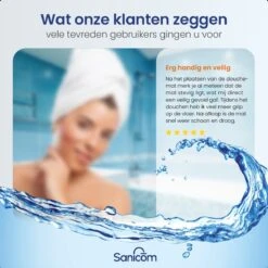 Merkloos Douchemat - Badmat Antislip - Antislipmat Douche - Antislipmat Bad - ​​Schimmelbestendig - Met Zuignappen - Wasbaar - Wit -Badkamerartikelen Winkel 1200x1200 1676