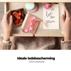 SWILIX ® Antislipmat Voor Kasten En Lades, Douchemat - Badkamermat - Badmat, Dienblad, Vloer - 4 Meter Rol - Anti Slip Mat - 400 X 30 Cm - Beige -Badkamerartikelen Winkel 1200x1200 1687