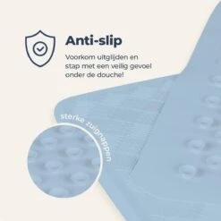 Douchemat Antislip Blauw - 53 X 53 Cm - Antislipmat Douche - Badmat -Badkamerartikelen Winkel 1200x1200 1699