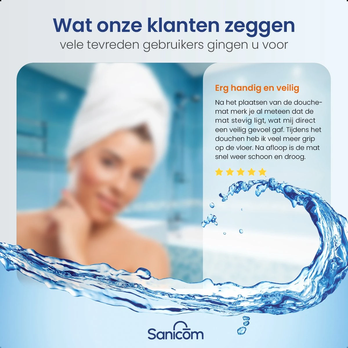 Merkloos Douchemat - Antislip Mat - Antislipmat Douche - Badmat - Schimmelbestendig - Met Zuignappen - Wasbaar - Wit 3 Merkloos Douchemat - Antislip Mat - Antislipmat Douche - Badmat - Schimmelbestendig - Met Zuignappen - Wasbaar - Wit - Afbeelding 3