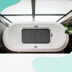 The Original - Douchemat Antislip - Zwart - 88x40cm - Antislipmat Badmat Voor Bad & Douche - Anti Slip Mat Met Zuignappen -Badkamerartikelen Winkel 1200x1200 1714