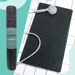 The Original - Douchemat Antislip - Zwart - 70x40cm - Antislipmat Badmat Voor Bad & Douche - Anti Slip Mat Met Zuignappen -Badkamerartikelen Winkel 1200x1200 1728