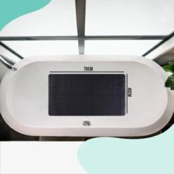 The Original - Douchemat Antislip - Zwart - 70x40cm - Antislipmat Badmat Voor Bad & Douche - Anti Slip Mat Met Zuignappen -Badkamerartikelen Winkel 1200x1200 1730