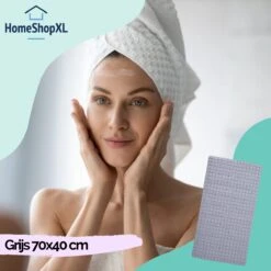 The Original - Douchemat Antislip - Grijs - 70x40cm - Antislipmat Badmat Voor Bad & Douche - Anti Slip Mat Met Zuignappen -Badkamerartikelen Winkel 1200x1200 1772