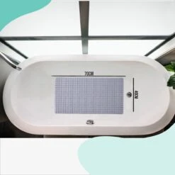 The Original - Douchemat Antislip - Grijs - 70x40cm - Antislipmat Badmat Voor Bad & Douche - Anti Slip Mat Met Zuignappen -Badkamerartikelen Winkel 1200x1200 1773