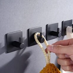 Vannons - Handdoekhaakjes - Zelfklevende Haakjes - Set Van 6 Haakjes - RVS - Zwart 14 Vannons - Handdoekhaakjes - Zelfklevende Haakjes - Set Van 6 Haakjes - RVS - Zwart -Badkamerartikelen Winkel 1200x1200 179