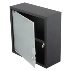 Differnz Badkamerkast Met Slot - Badkamerkastje Zwart - Medicijnkastje - 30 X 30 X 12 Cm Opbergkast - Kubuskast -Badkamerartikelen Winkel 1200x1200 1802